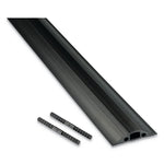D-Line Medium-Duty Floor Cable Cover, 2.63" Wide x 30 ft Long, Black (DLNFC68B9M)