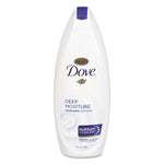 Dove Body Wash Deep Moisture, 12 oz. Bottle, 6/Carton (DVOCB123410)