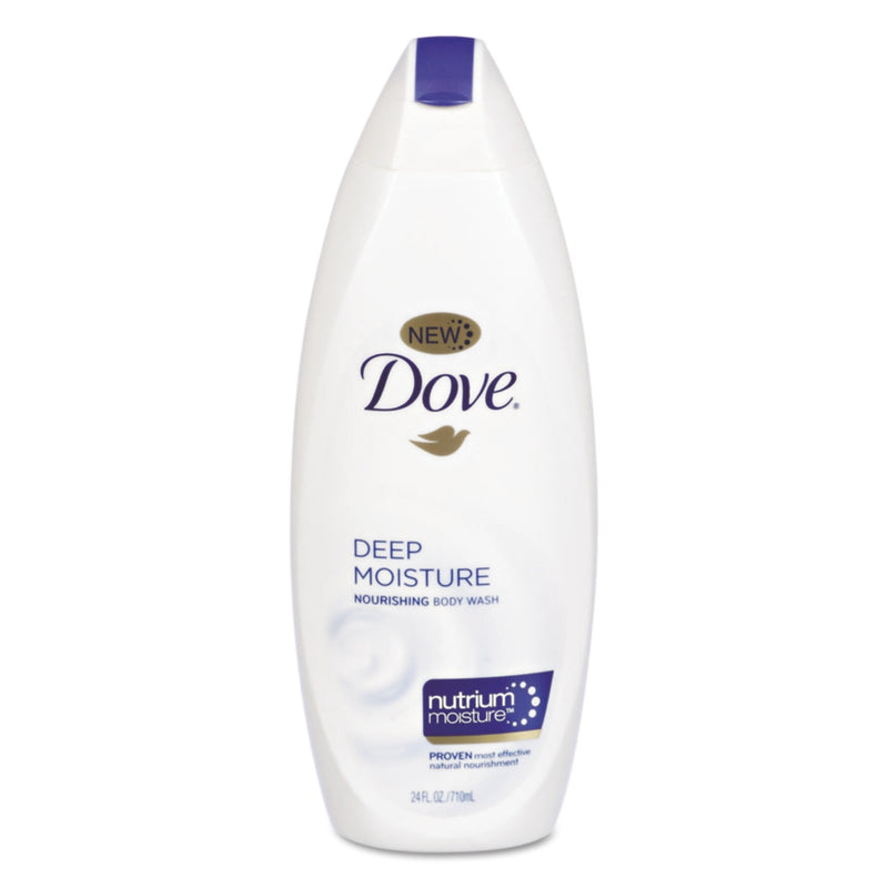 Dove Body Wash Deep Moisture, 12 oz. Bottle, 6/Carton (DVOCB123410)