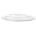 Eco-Products Lids for 64 oz Squat Salad Bowls, PLA, Clear, 9.5" Dia, 300/Carton (ECOEPSBS64LID)