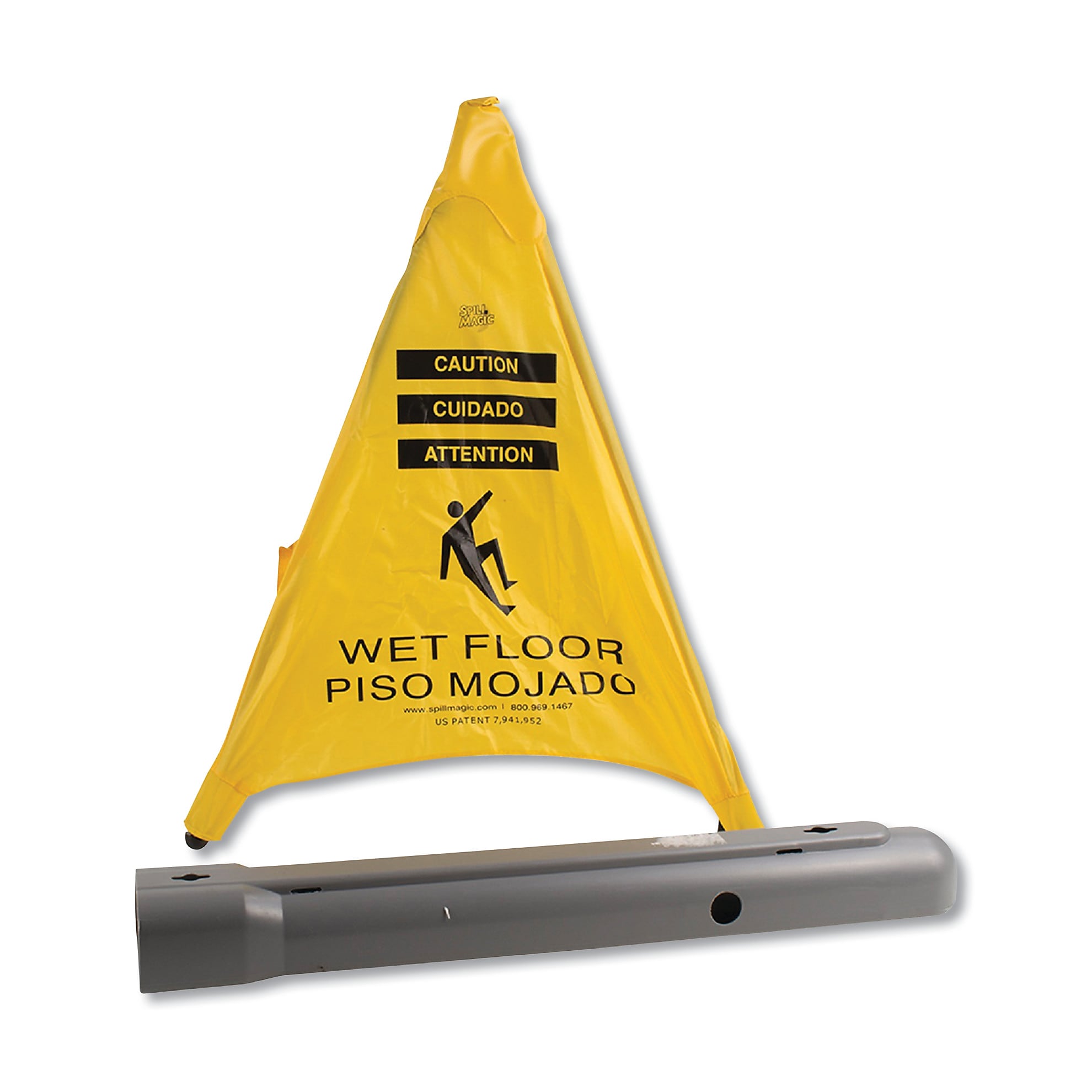 Spill Magic Pop Up Safety Cone, 3" x 2 1/2" x 20", Yellow (FAO220SC)