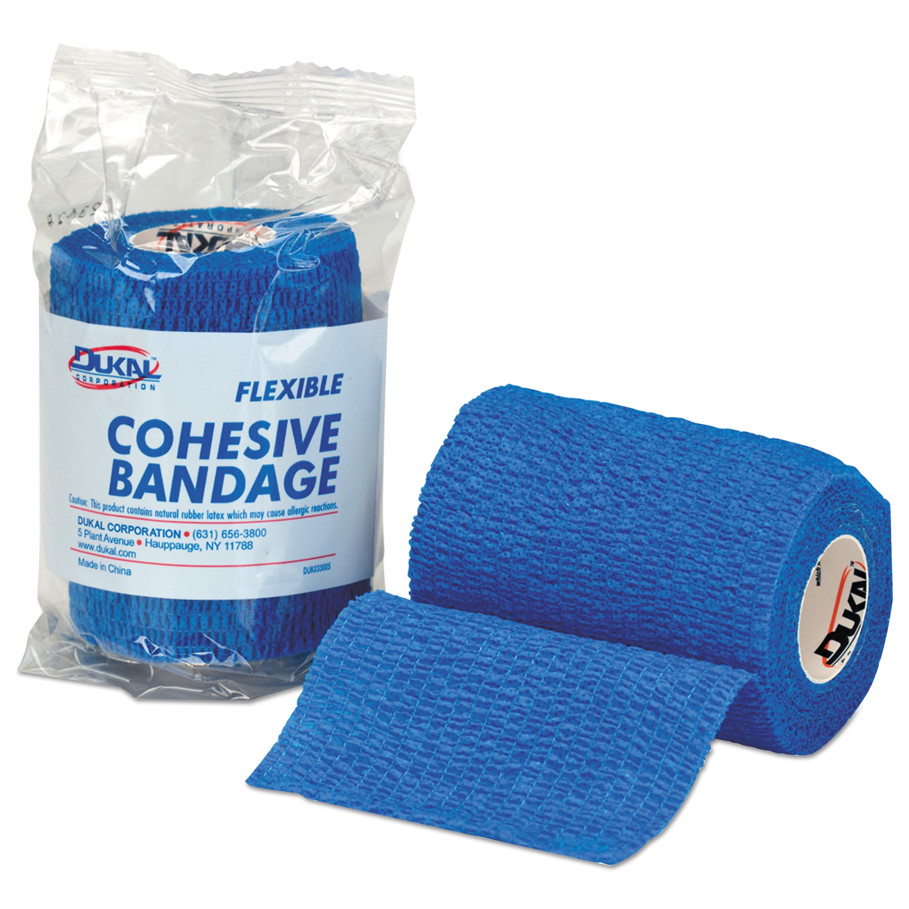 First Aid Only First-Aid Refill Flexible Cohesive Bandage Wrap, 3" x 5 yd, Blue (FAO5933)