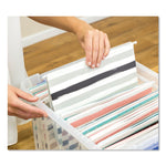 Bankers Box Heavy Duty Plastic File Storage, Letter/Legal Files, 14" x 17.38" x 10.5", Clear/Blue, 2/Pack (FEL0086202)