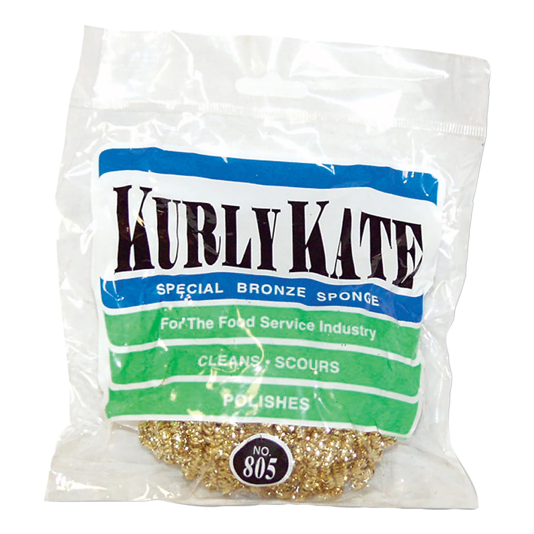 Kurly Kate Brass Scrubber, 72/Carton (FKLL180598)