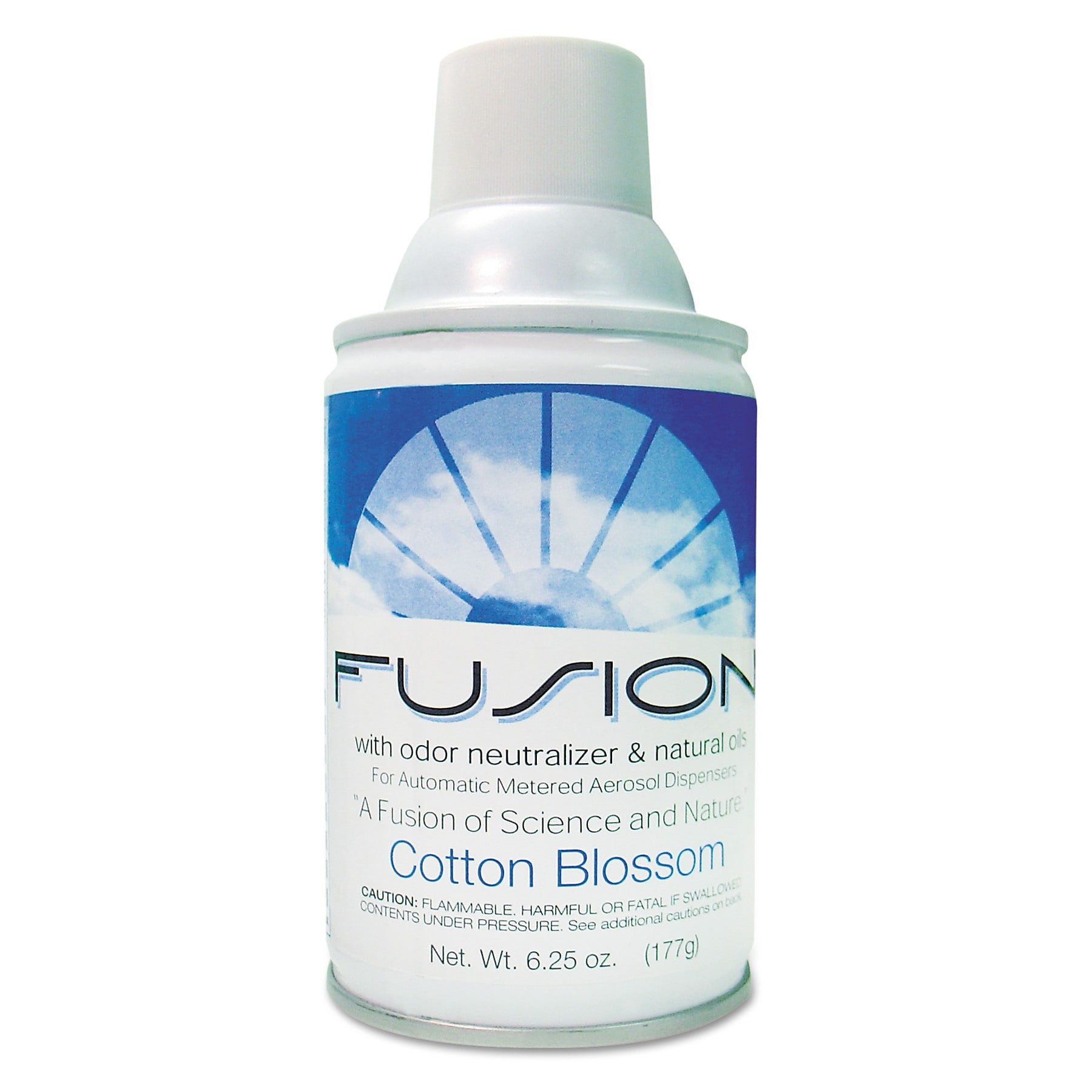 Fresh Products Fusion Metered Aerosols, Cotton Blossom, 6.25 oz. Aerosol, 12/Carton (FRSMA12BL)