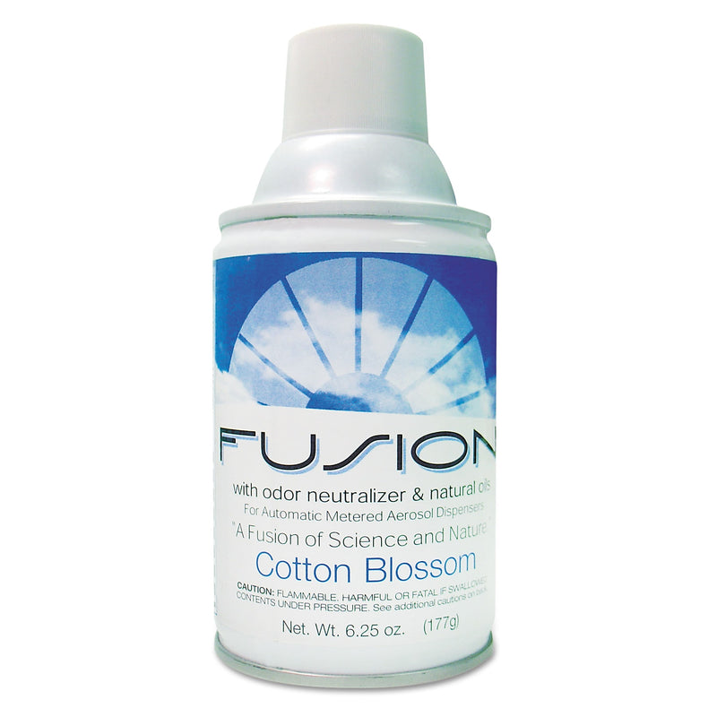 Fresh Products Fusion Metered Aerosols, Cotton Blossom, 6.25 oz. Aerosol, 12/Carton (FRSMA12BL)