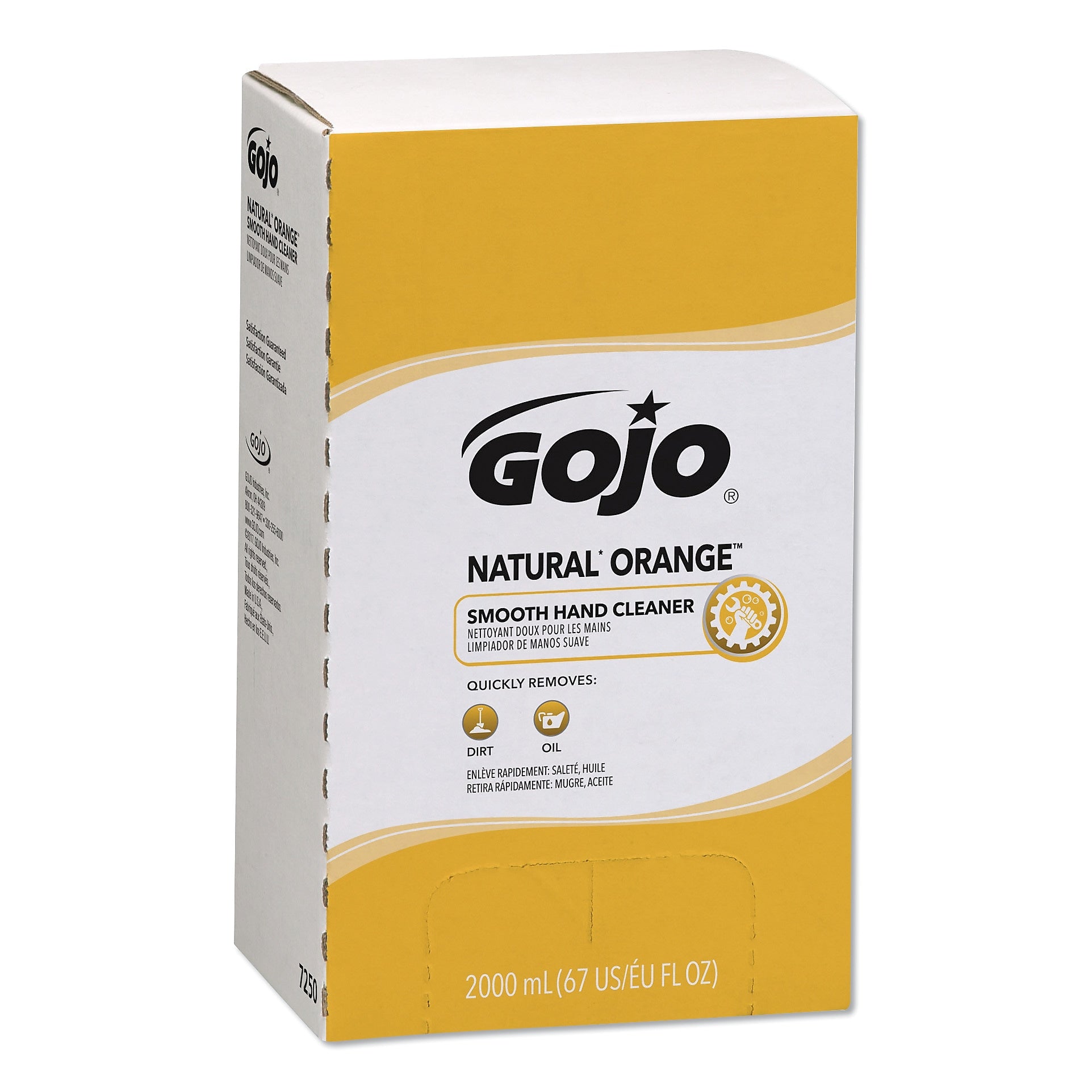 GOJO NATURAL ORANGE Smooth Lotion Hand Soap, 2000 ml, 4/Carton (GOJ7250)