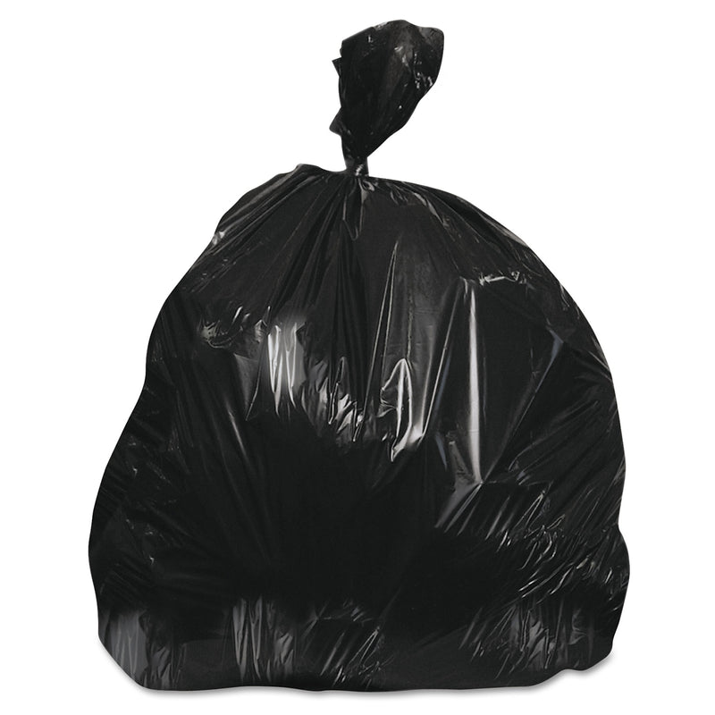 Heritage Low-Density Repro Can Liner, 55 gal, 1.5 mil, 36" x 58", Black, 100/Carton (HERX7258AK)