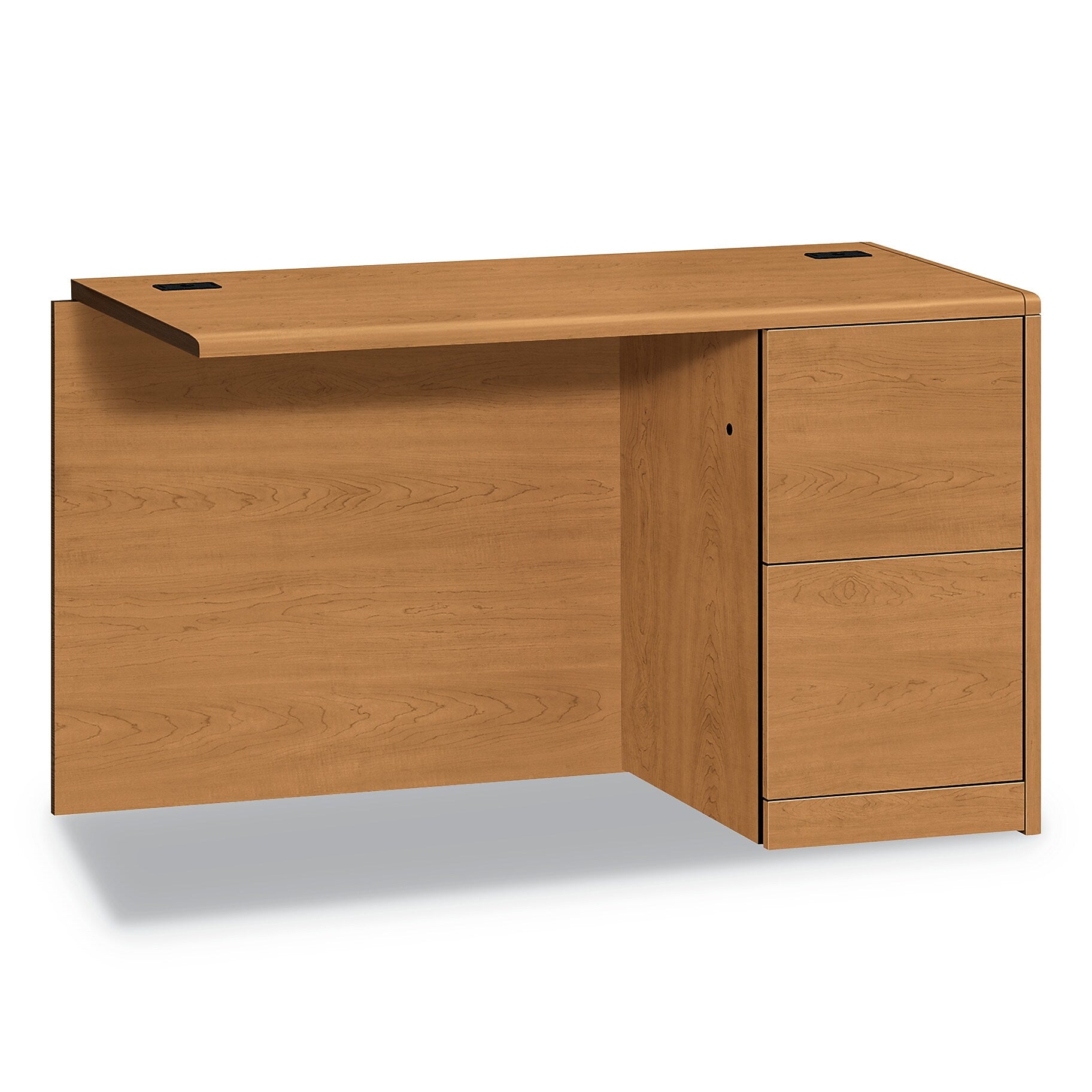 HON 10700 Series Full Right Pedestal Return, 48w x 24d x 29 1/2h, Harvest (HON10711RCC)