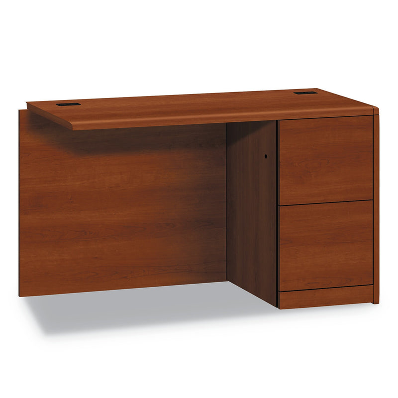 HON 10700 Series Full Right Pedestal Return, 48w x 24d x 29 1/2h, Cognac (HON10711RCO)