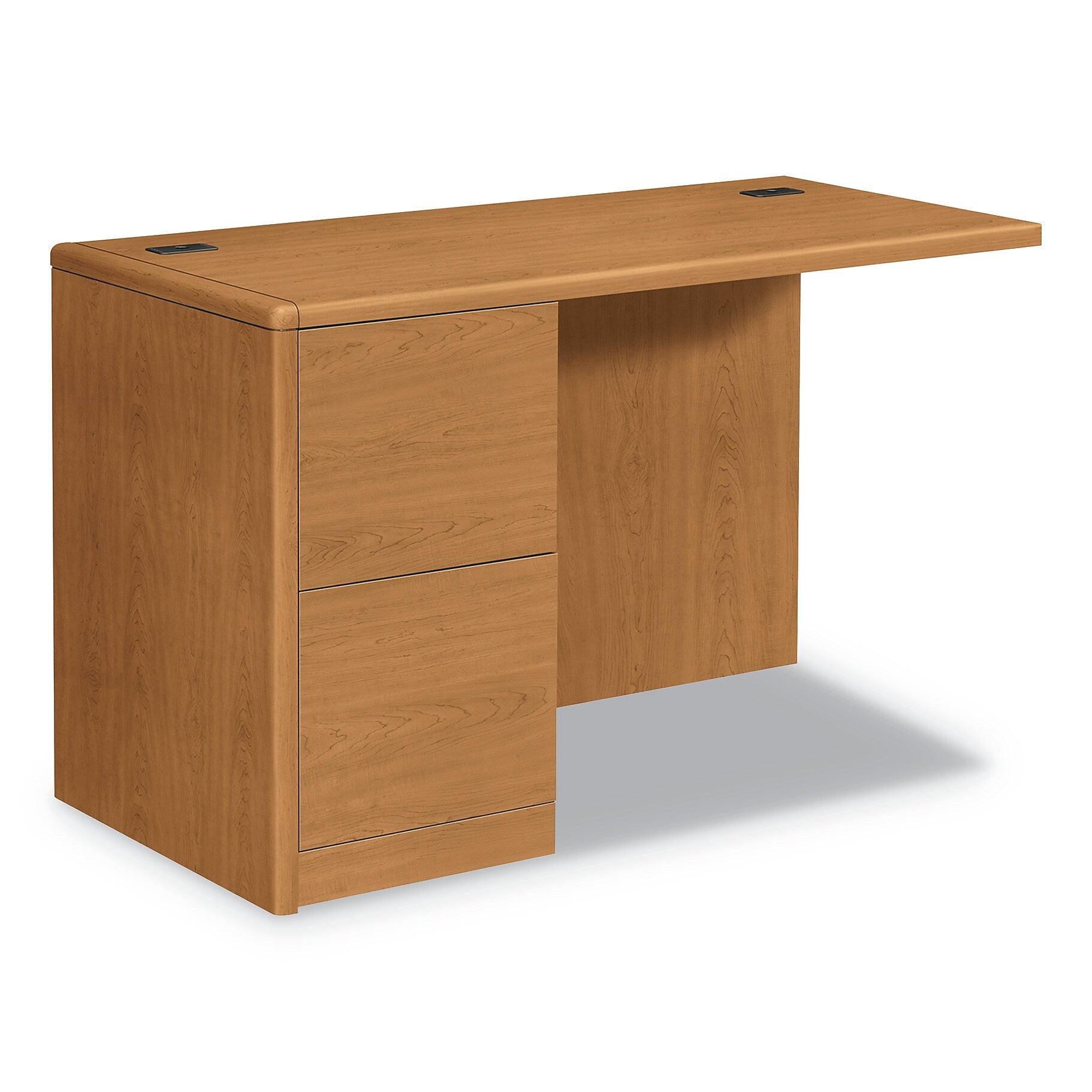 HON 10700 Series Full Left Pedestal Return, 48w x 24d x 29 1/2h, Harvest (HON10712LCC)