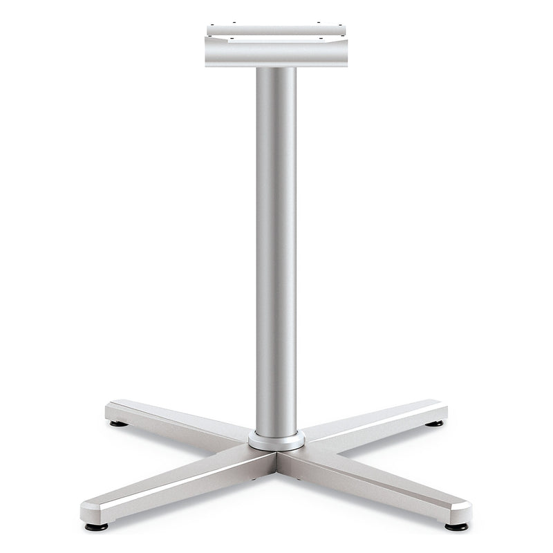 HON Arrange X-Leg Base for 42-48" Tops, 32w x 32d x 28h, Silver (HONCT29LXPR8)