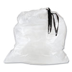 Inteplast Draw-Tuff Institutional Draw-Tape Can Liners, 55 gal, 1.9 mil, Natural, 10 Bags/Roll, 5 Rolls/Carton (IBSDT55DRUM)