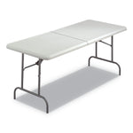 ICEBERG IndestrucTables Too 1200 Series Folding Table, 30w x 72d x 29h, Platinum (ICE65463)