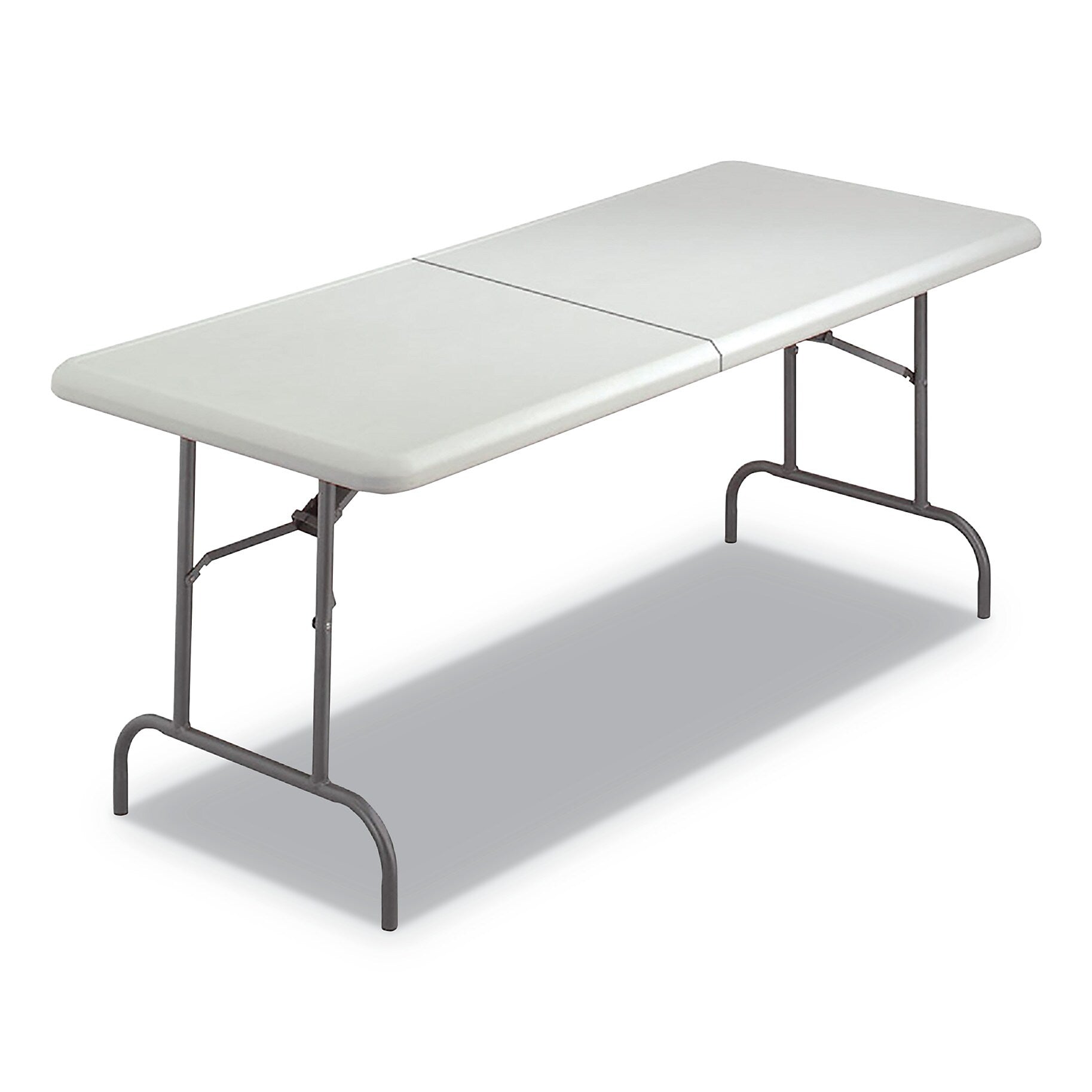 ICEBERG IndestrucTables Too 1200 Series Folding Table, 30w x 72d x 29h, Platinum (ICE65463)