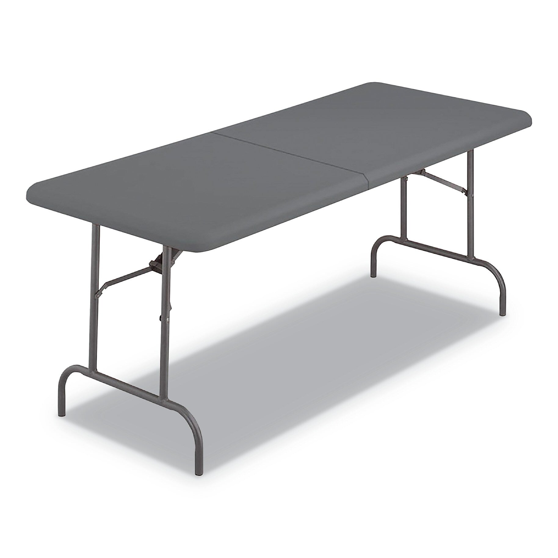 ICEBERG IndestrucTables Too 1200 Series Folding Table, 30w x 72d x 29h, Charcoal (ICE65467)