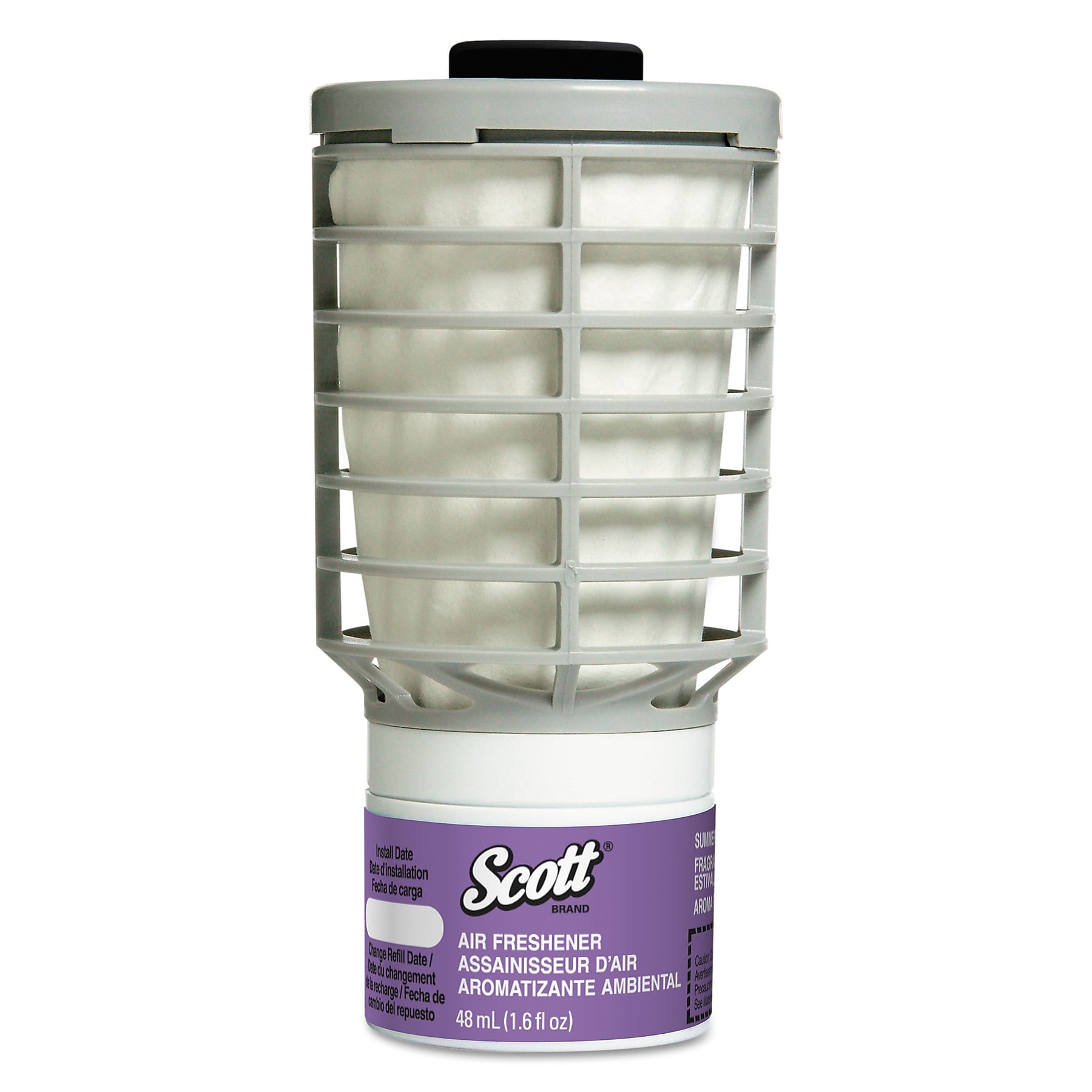 Scott Essential Continuous Air Freshener Refill, Summer Fresh, 48 mL Cartridge, 6/Carton (KCC12370)
