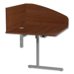 Linea Italia Study Carrell Add On, 1-Leg, 31.25 x 23.25 x 45.25, Cherry (LITSC802CH)