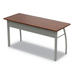 Linea Italia Trento Line Rectangular Desk, 59.13w x 23.63d x 29.5h, Cherry (LITTR742CH)