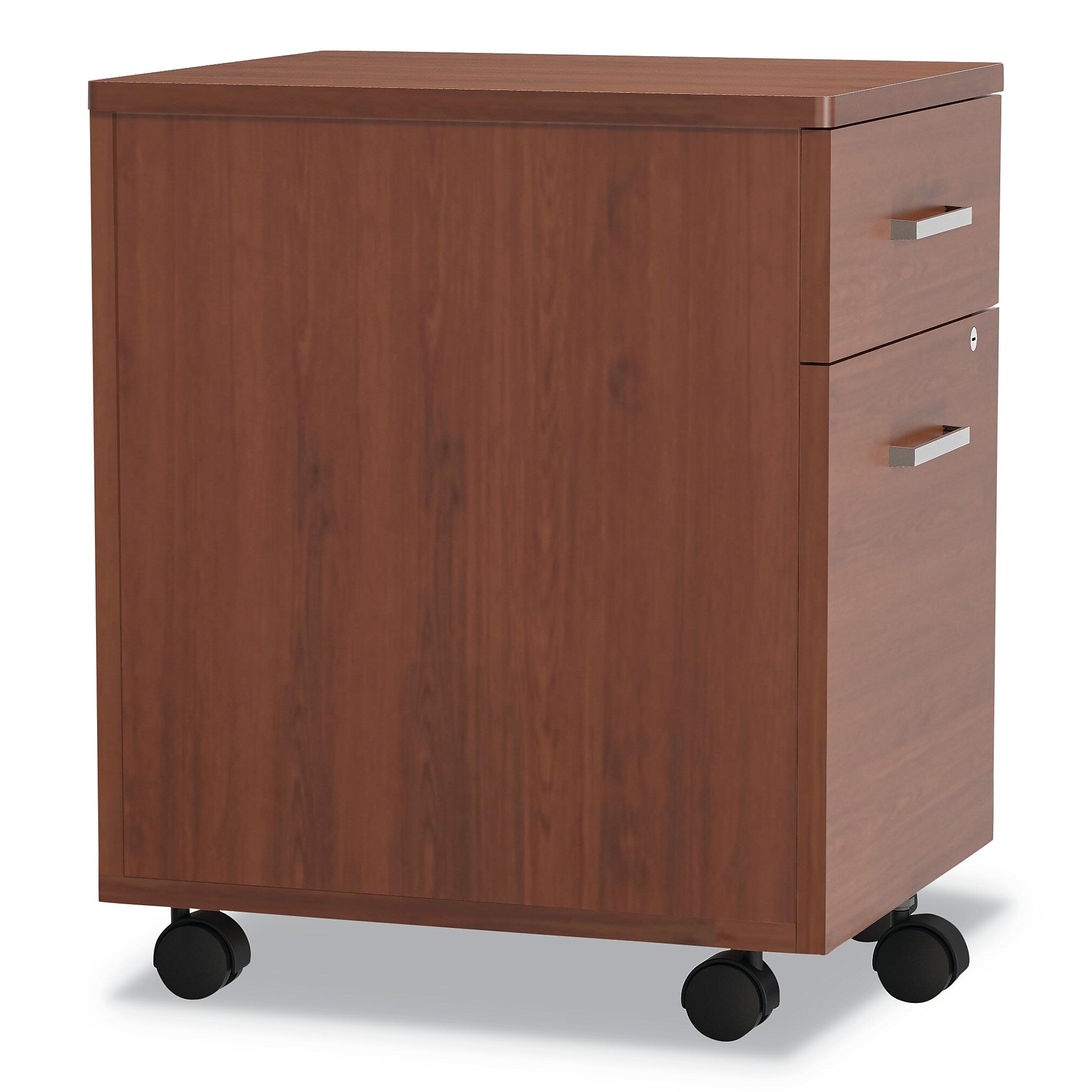 Linea Italia Trento Line Mobile Pedestal File, 16.5w x 19.75d x 23.63h, Cherry (LITTR752CH)