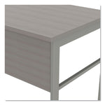 Linea Italia Urban Desk Workstation, 59w x 23.75d x 29.5h, Ash (LITUR601ASH)