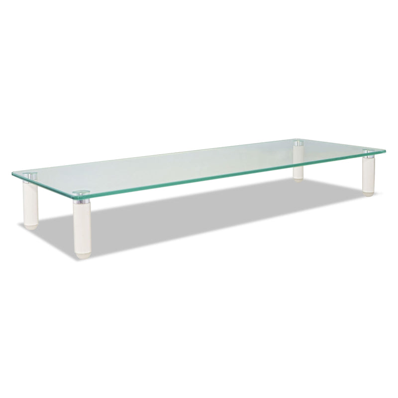 Kantek Glass Monitor Riser, Up to 40 lbs., Clear (KTKMS370)