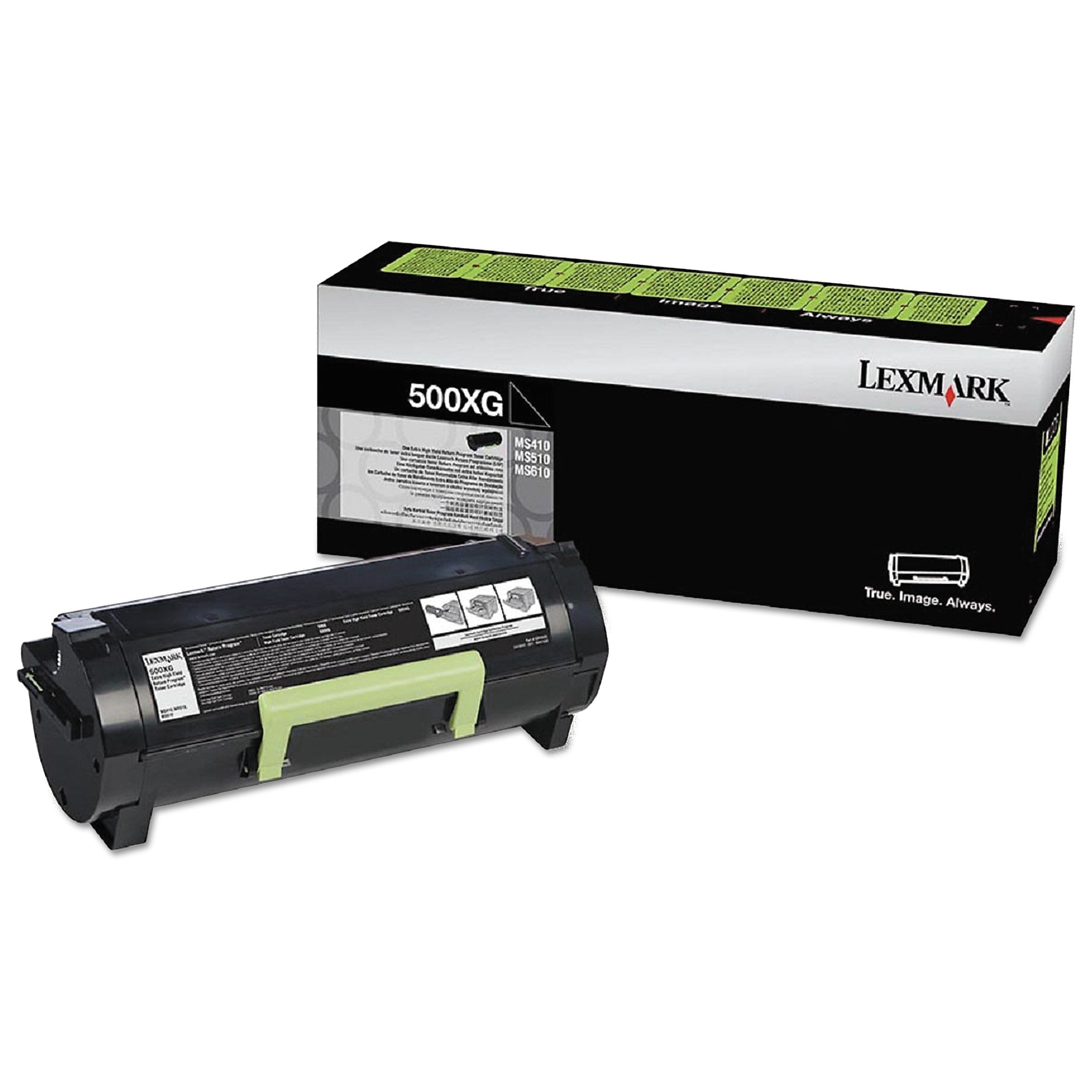 Lexmark 50F0X0G High-Yield Toner, 10000 Page-Yield, Black (LEX50F0X0G)