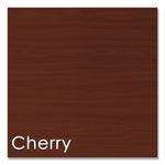 Linea Italia Study Carrell Add On, 1-Leg, 31.25 x 23.25 x 45.25, Cherry (LITSC802CH)