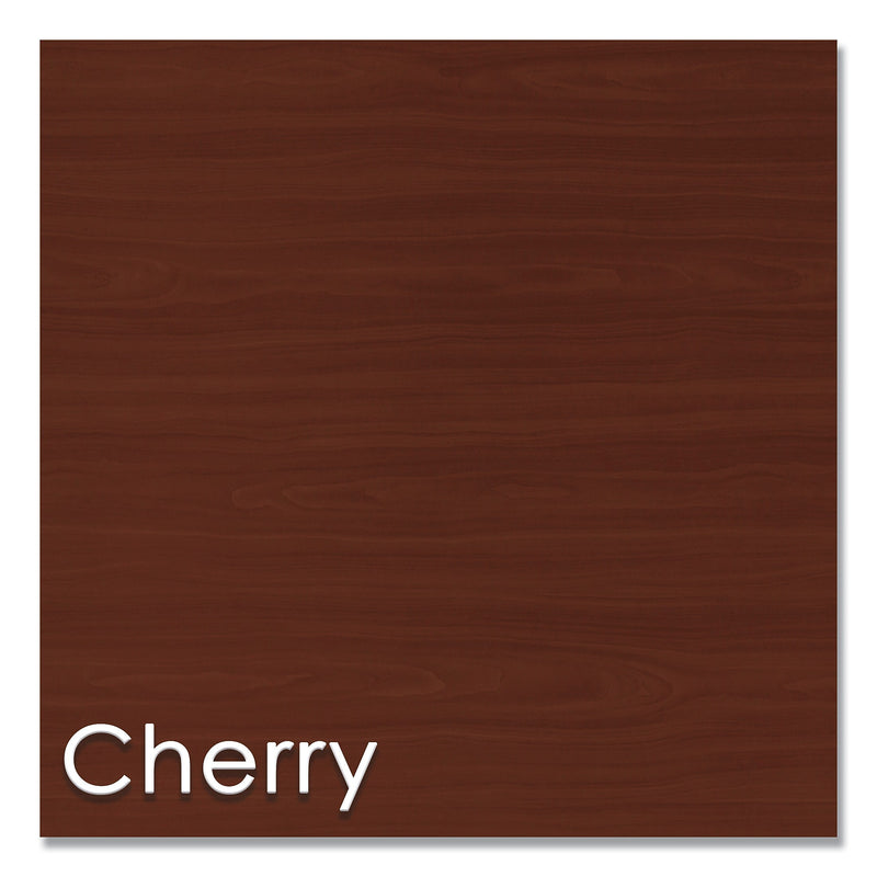Linea Italia Study Carrell Add On, 1-Leg, 31.25 x 23.25 x 45.25, Cherry (LITSC802CH)