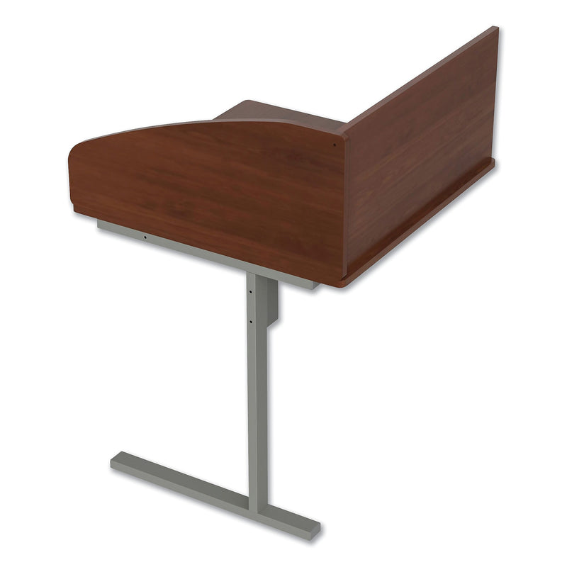 Linea Italia Study Carrell Add On, 1-Leg, 31.25 x 23.25 x 45.25, Cherry (LITSC802CH)
