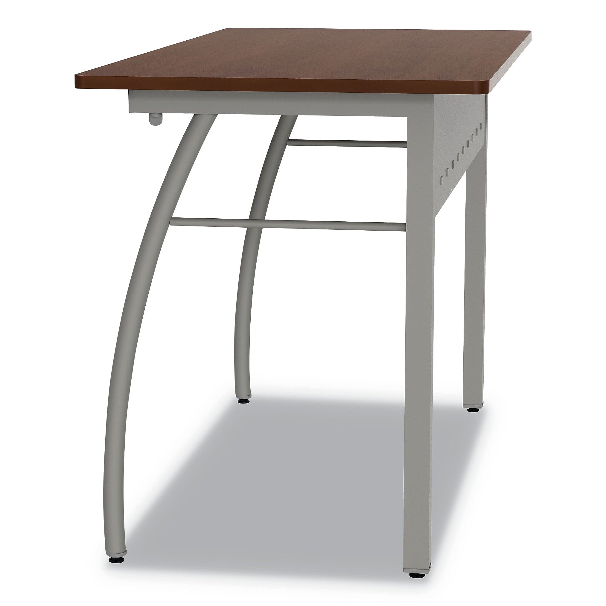 Linea Italia Trento Line Rectangular Desk, 47.25w x 23.63d x 29.5h, Cherry (LITTR733CH)