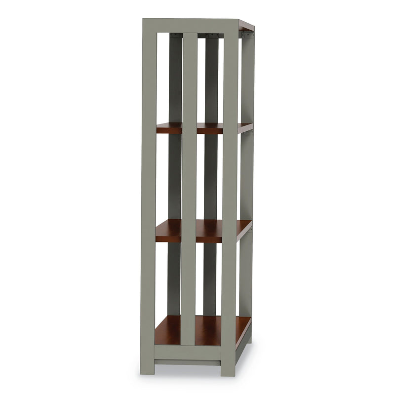 Linea Italia Trento Line Bookcase, 31 1/2w x 11 1/2d x 43 1/4h, Cherry (LITTR735CH)