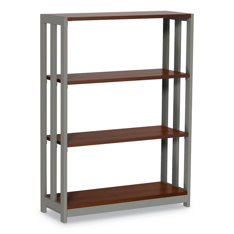 Linea Italia Trento Line Bookcase, 31 1/2w x 11 1/2d x 43 1/4h, Cherry (LITTR735CH)