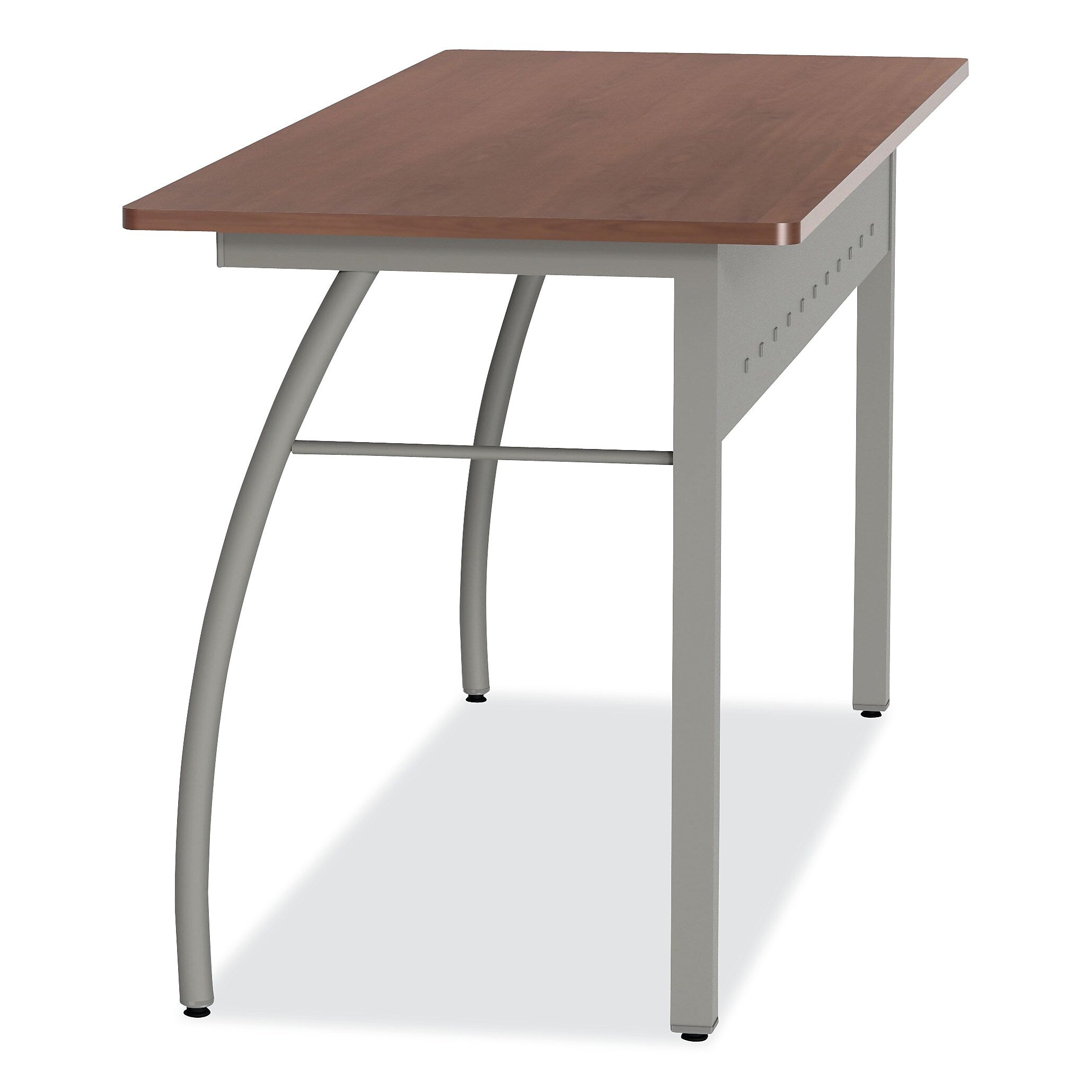 Linea Italia Trento Line Rectangular Desk, 59.13w x 23.63d x 29.5h, Cherry (LITTR742CH)