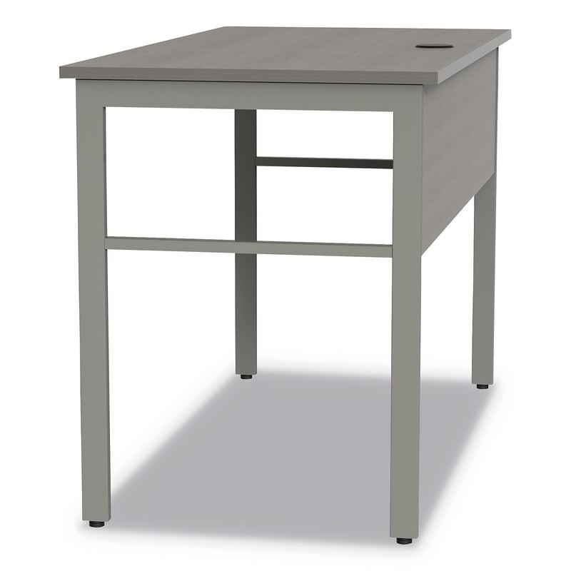 Linea Italia Urban Desk Workstation, 47.25w x 23.75d x 29.5h, Ash (LITUR600ASH)