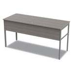 Linea Italia Urban Desk Workstation, 59w x 23.75d x 29.5h, Ash (LITUR601ASH)