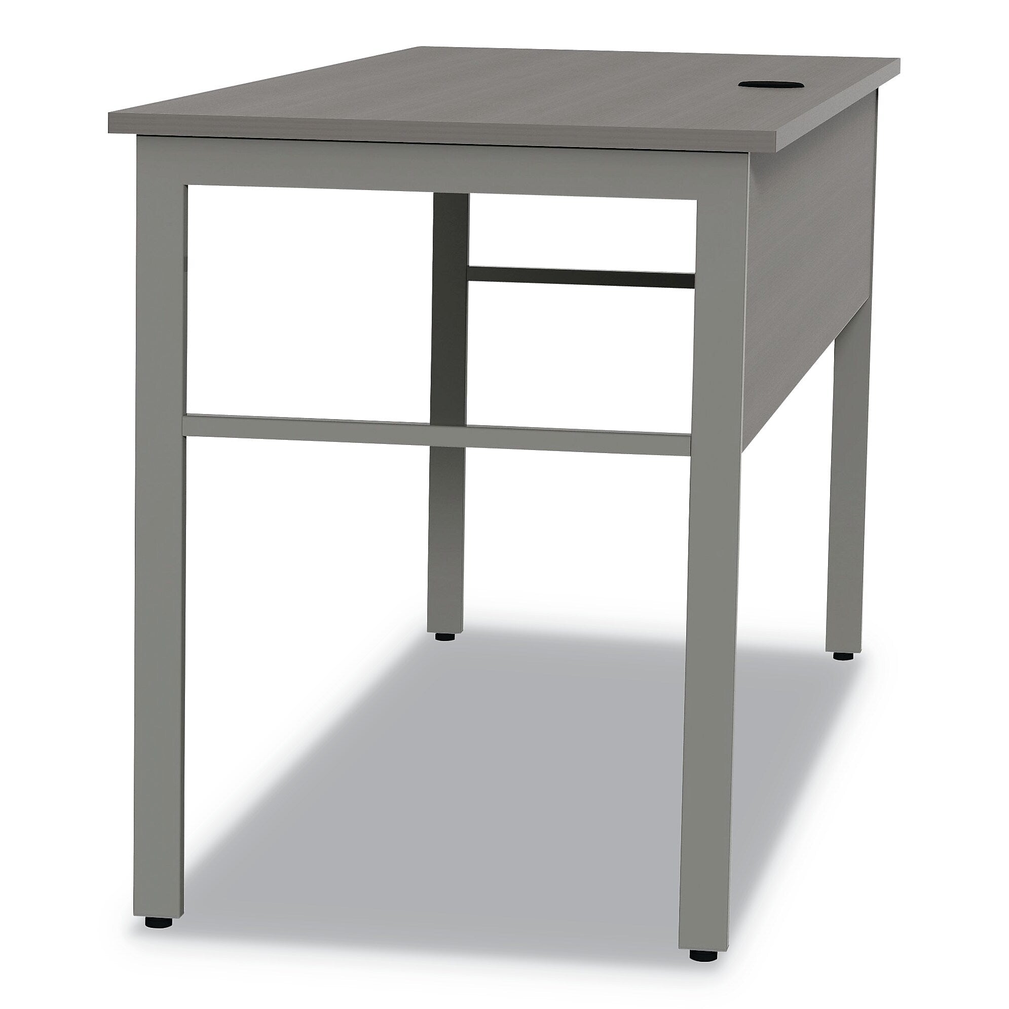 Linea Italia Urban Desk Workstation, 59w x 23.75d x 29.5h, Ash (LITUR601ASH)