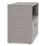Linea Italia Urban 36" Credenza, Bottom Pedestal, 35.25w x 15.25d x 23.75h, Ash (LITUR604ASH)