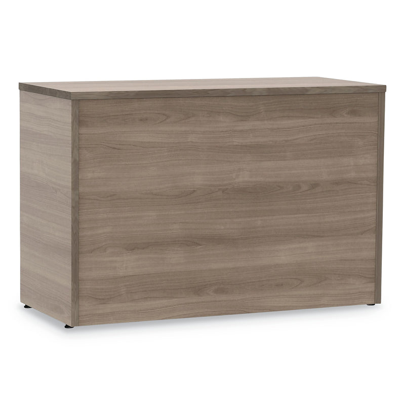 Linea Italia Urban 36" Credenza, Bottom Pedestal, 35.25w x 15.25d x 23.75h, Natural Walnut (LITUR604NW)