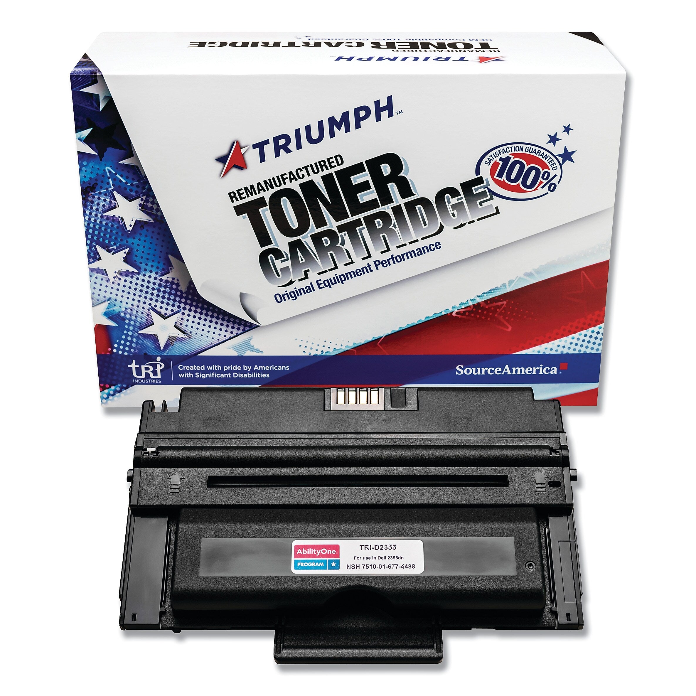 AbilityOne 7510016774488 Remanufactured 331-0611, 10000 Page-Yield, Black (NSN6774488)