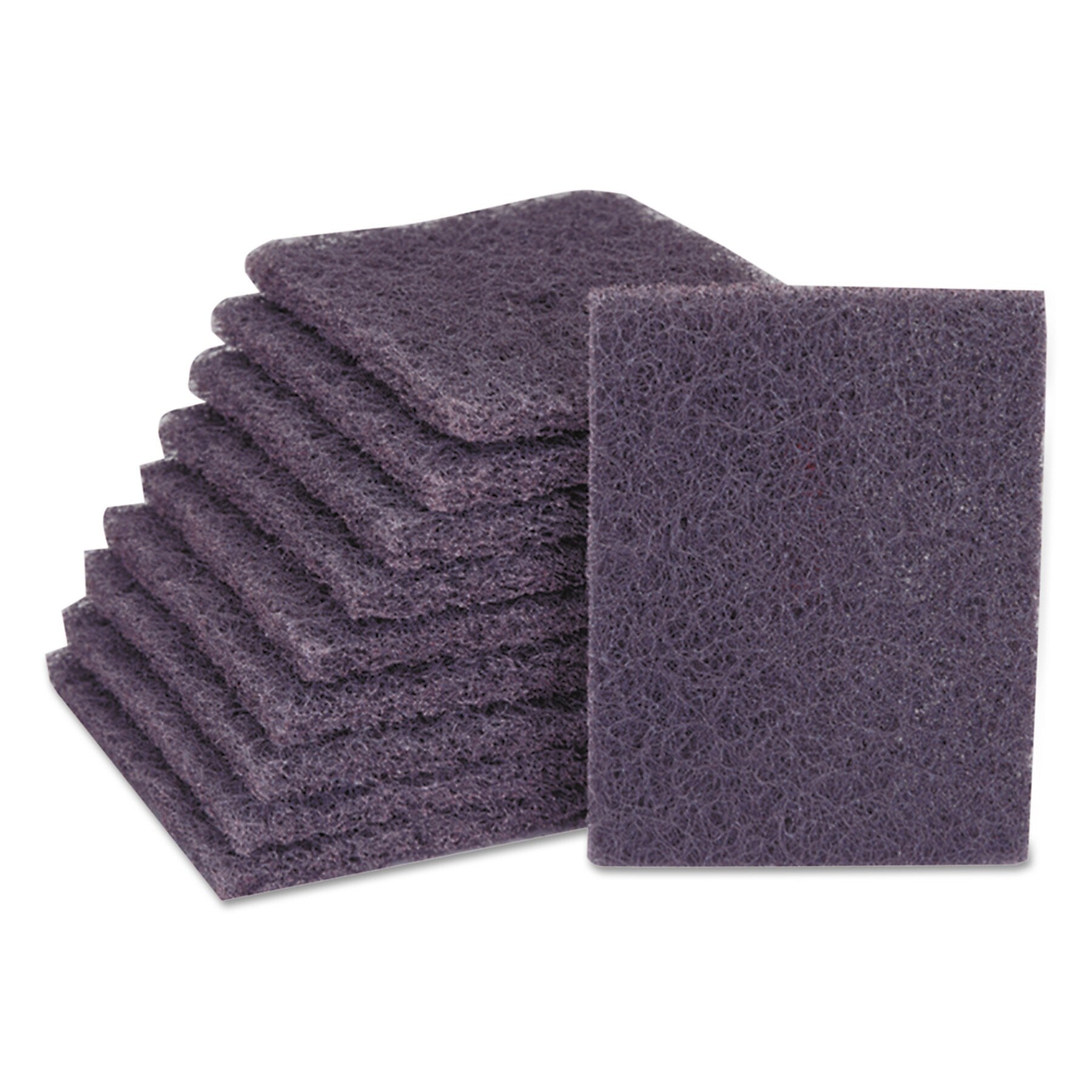 AbilityOne 7920008917537, SKILCRAFT, Griddle Polishing Pad, 4 x 6, Nylon, Black, 60/Carton (NSN8917537)