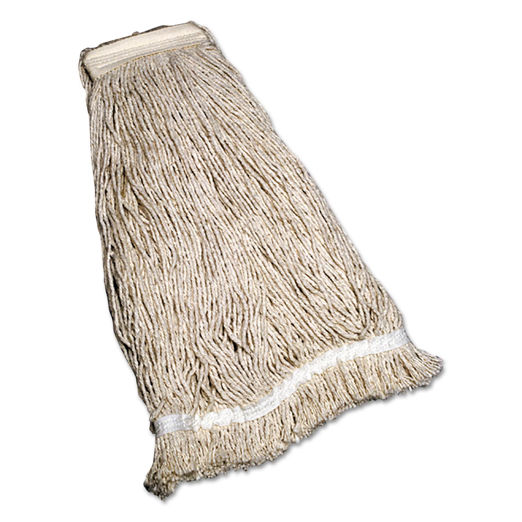 AbilityOne 7920009265493, SKILCRAFT, Cut End Wet Mop Heads, 31", Cotton/Rayon, Natural (NSN9265493)