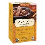 Numi Turmeric Tea, Amber Sun, 1.46 oz Bag, 12/Box (NUM10552)