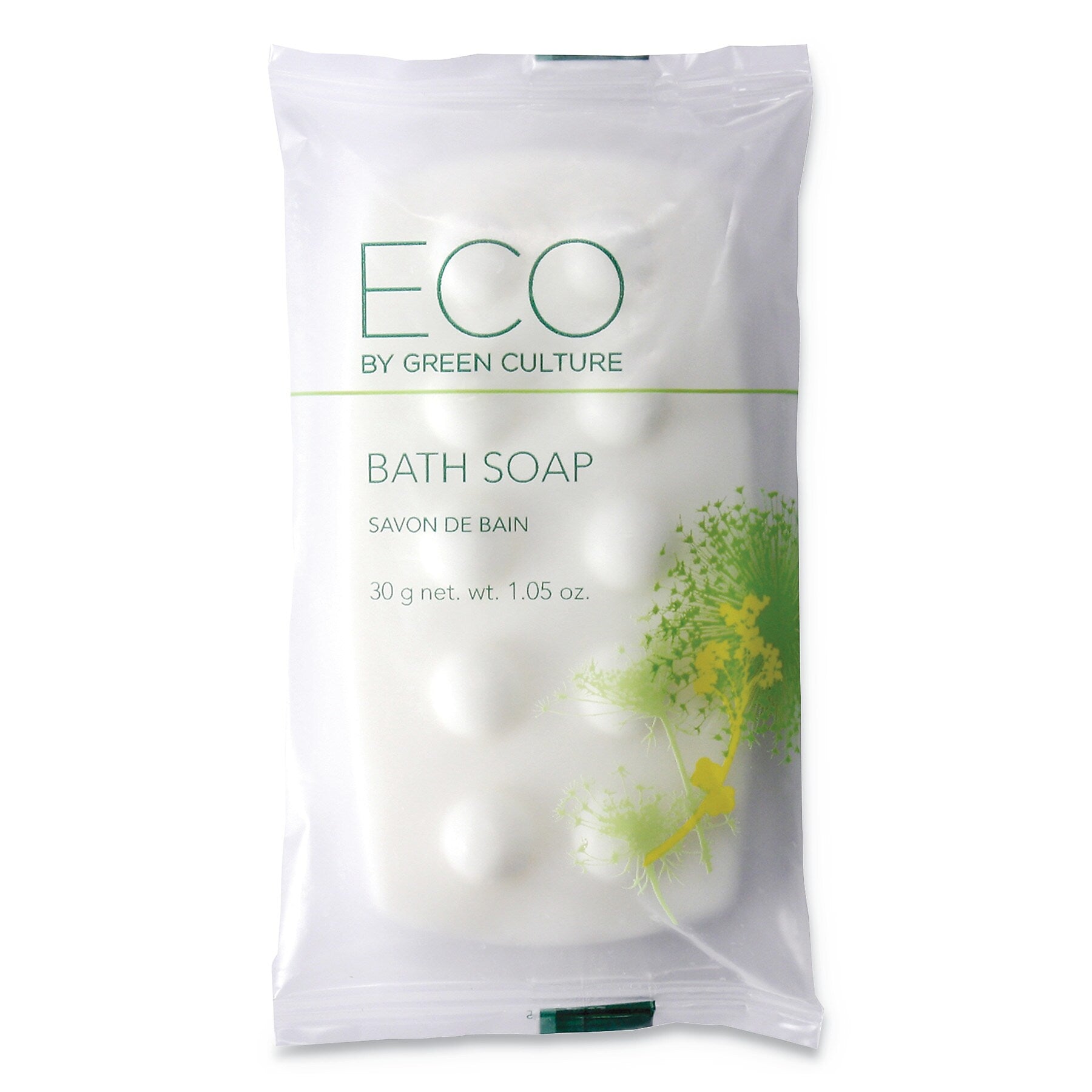 Eco Green Bath Massage Bar, Clean Scent, 1.06 oz, 300/Carton (OGFSPEGCBH)