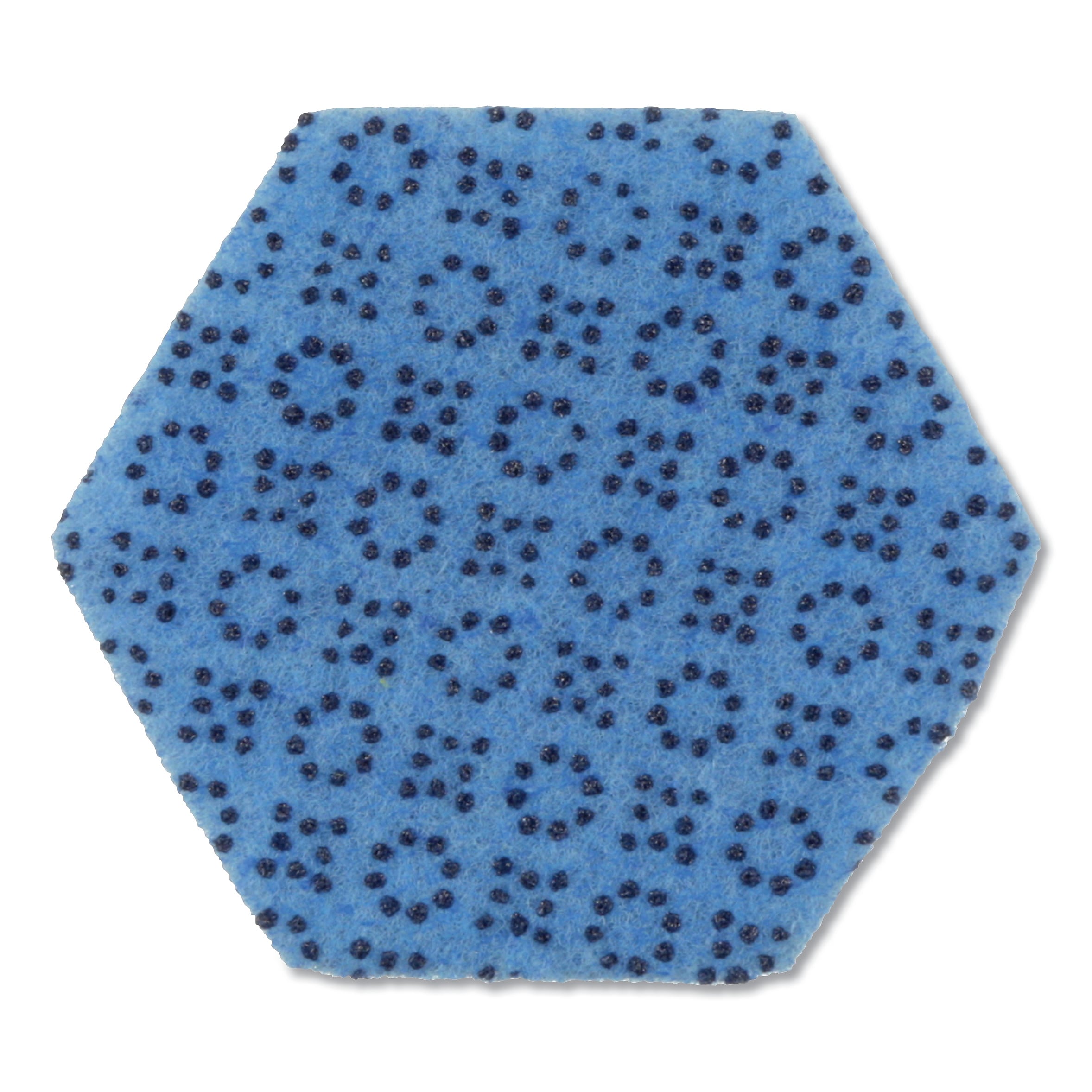 Scotch-Brite Low Scratch Scour Sponge 3000HEX, 4.45" x 3.85", Blue, 16/Carton (MMM3000HEX)