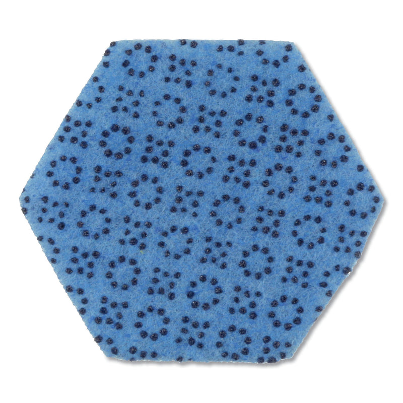 Scotch-Brite Low Scratch Scour Sponge 3000HEX, 4.45" x 3.85", Blue, 16/Carton (MMM3000HEX)