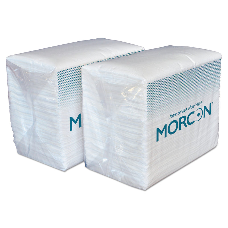 Morcon Morsoft Dinner Napkins, 2-Ply, 14.5 x 16.5, White, 3,000/Carton (MOR3466)