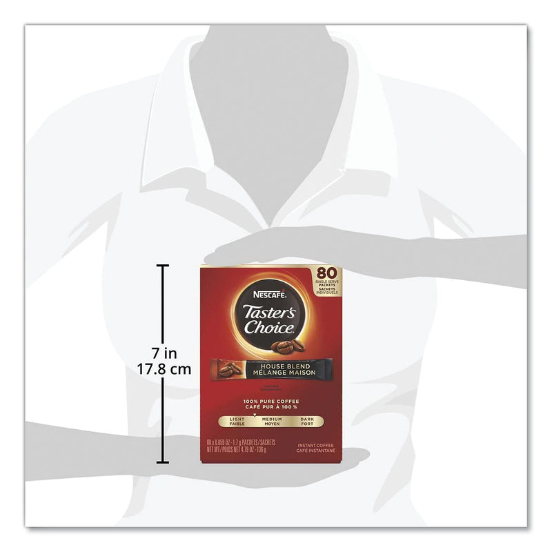Nescafe Taster's Choice Stick Pack, House Blend,.06 oz, 480/Carton (NES15782CT)