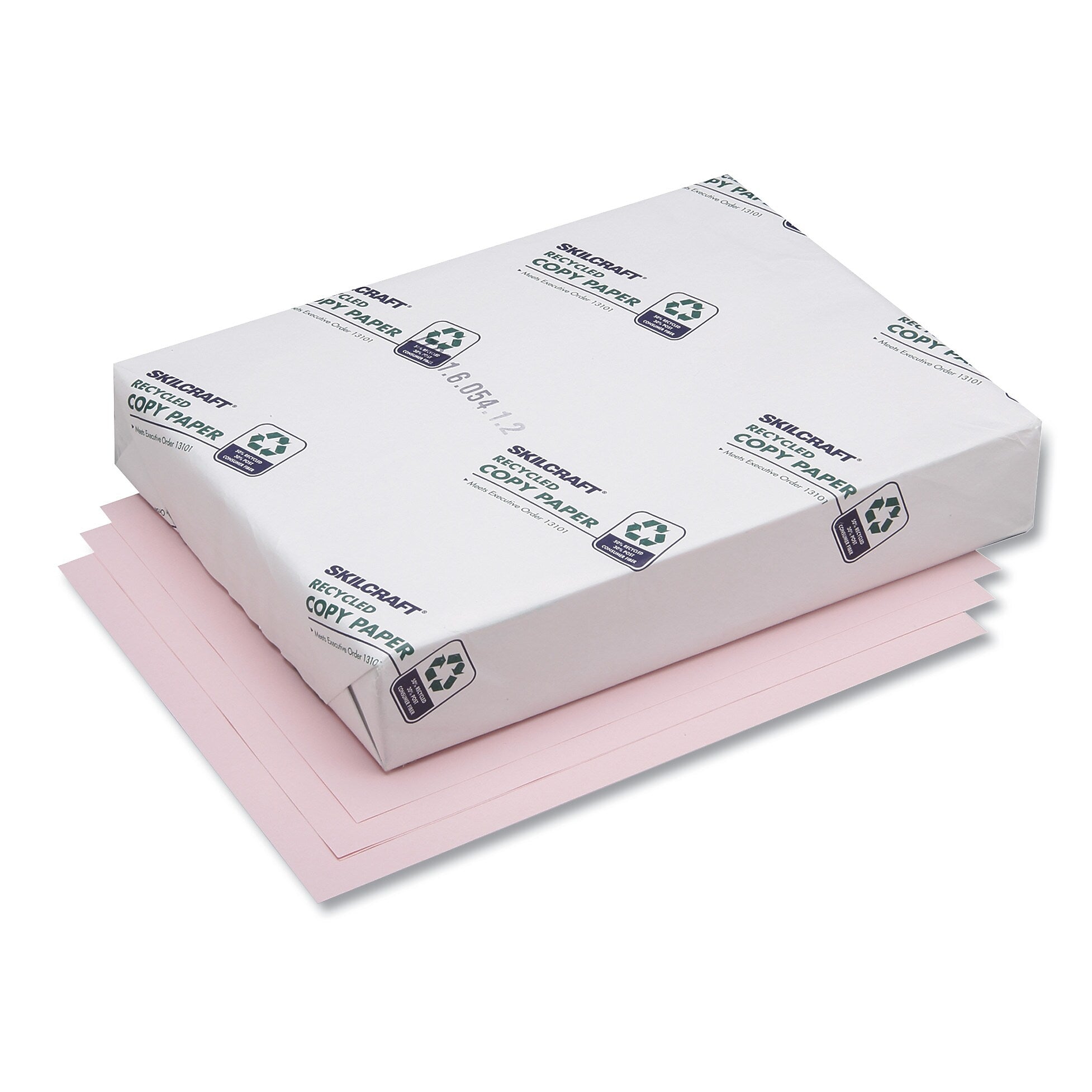 AbilityOne SKILCRAFT Bond Paper, 92 Bright, 20lb, 8.5 x 11, Pink, 500 Sheets/Ream, 10 Reams/Carton (NSN0719794)