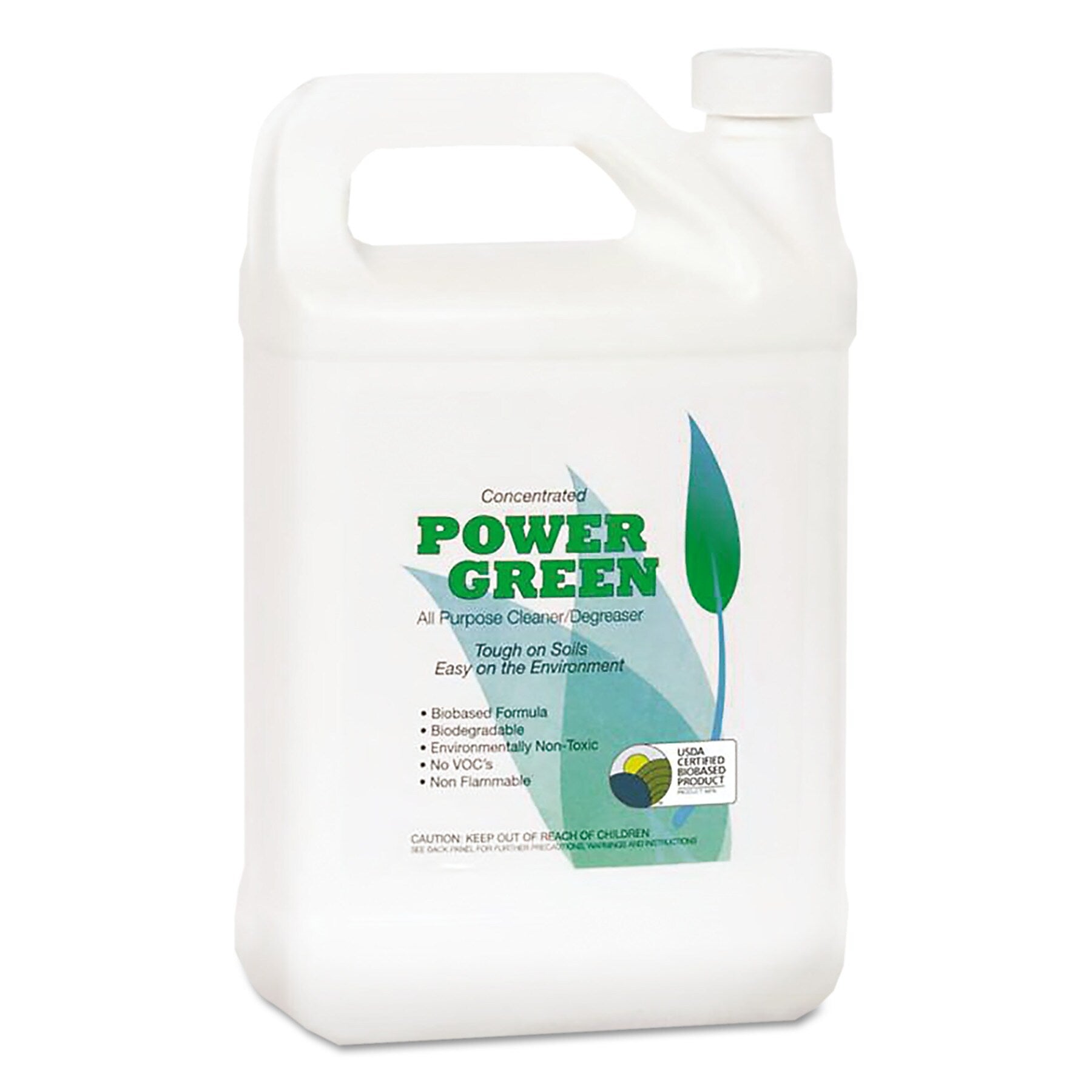 AbilityOne 7930013738848, SKILCRAFT, Power Green Cleaner/Degreaser, 1 gal Bottle, 6/Carton (NSN3738848)